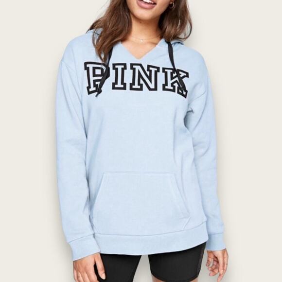 PINK Victoria's Secret Tops - NWOT | PINK by VS | Hoodie | Blue/Black | Small